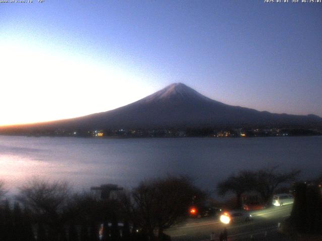 河口湖からの富士山