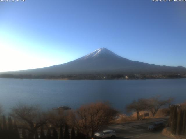 河口湖からの富士山