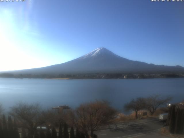 河口湖からの富士山