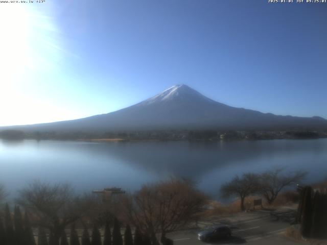 河口湖からの富士山