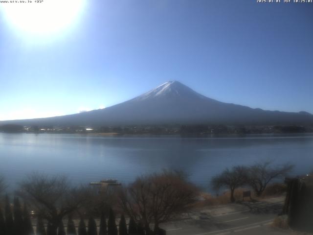 河口湖からの富士山