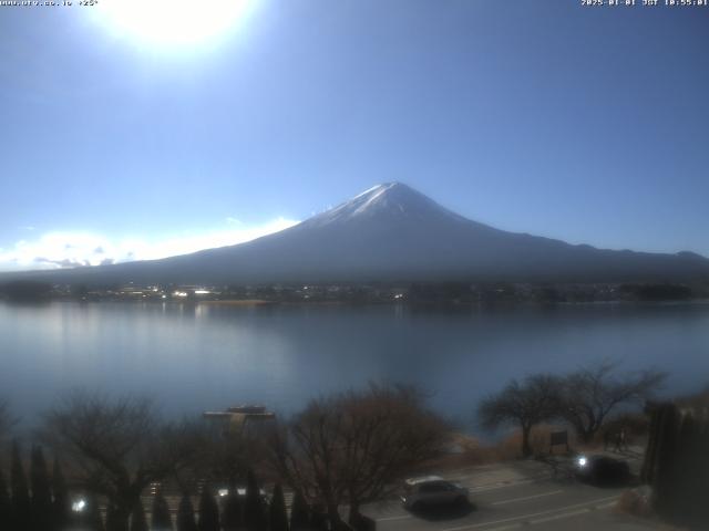 河口湖からの富士山