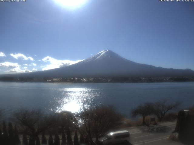 河口湖からの富士山