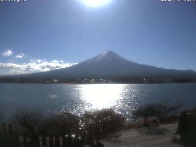 河口湖からの富士山