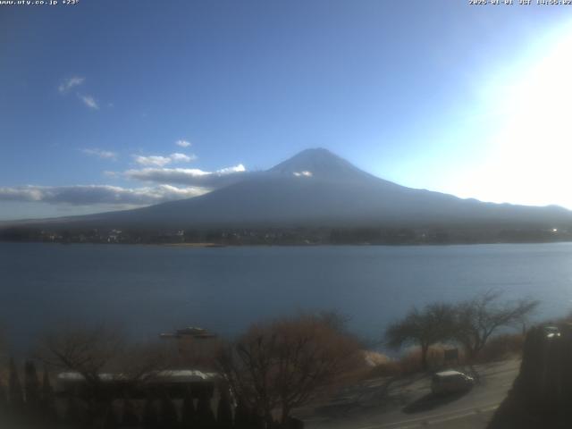 河口湖からの富士山