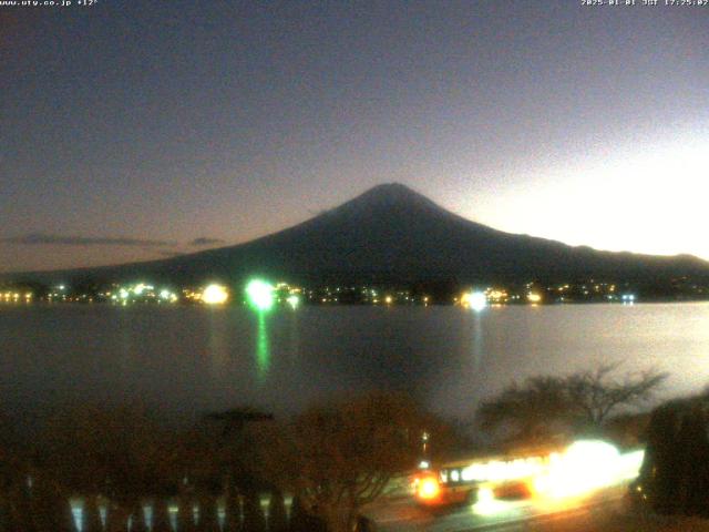 河口湖からの富士山