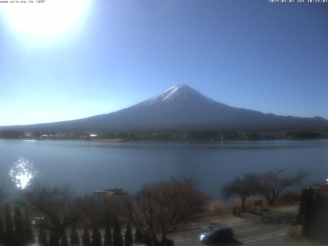 河口湖からの富士山