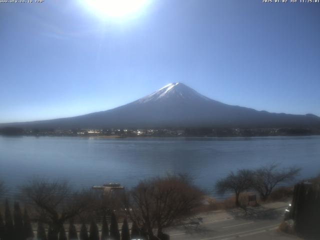 河口湖からの富士山