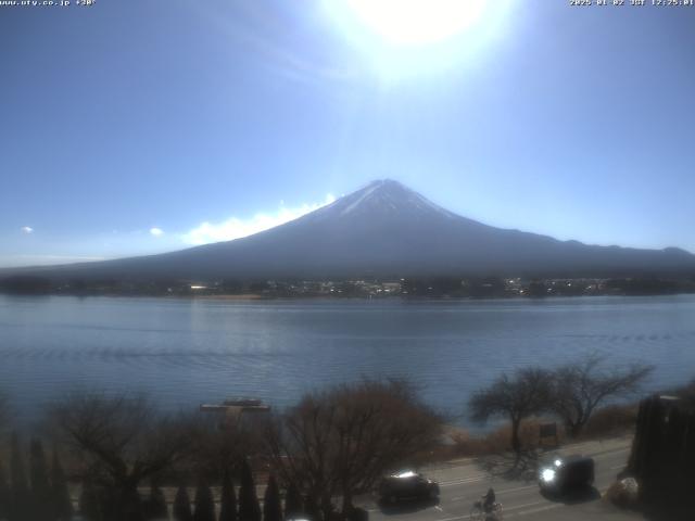 河口湖からの富士山