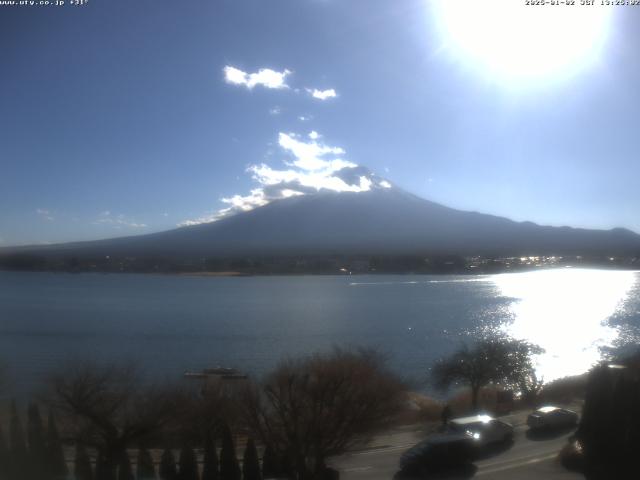 河口湖からの富士山