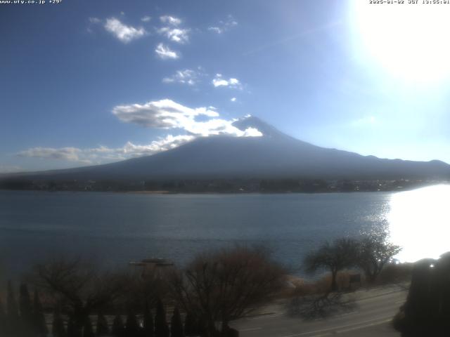 河口湖からの富士山