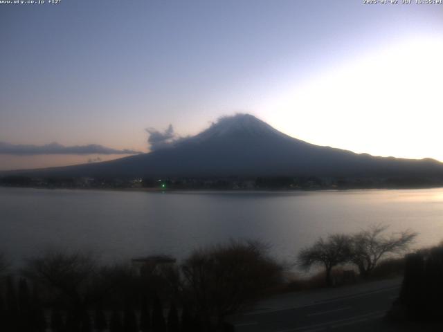 河口湖からの富士山