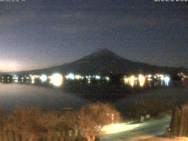 河口湖からの富士山