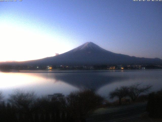 河口湖からの富士山