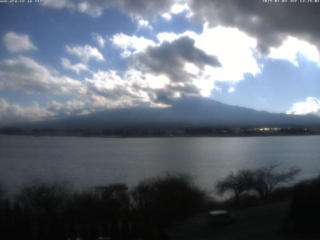 河口湖からの富士山