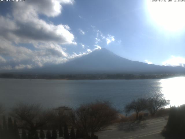 河口湖からの富士山