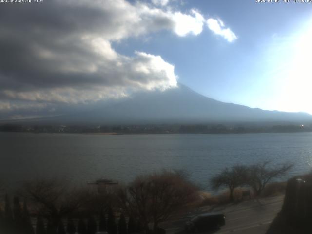 河口湖からの富士山