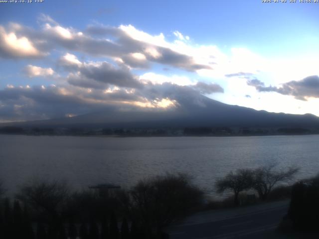 河口湖からの富士山