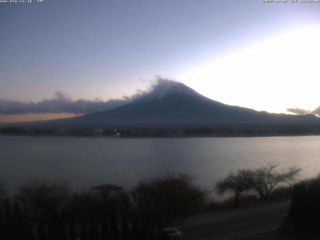 河口湖からの富士山