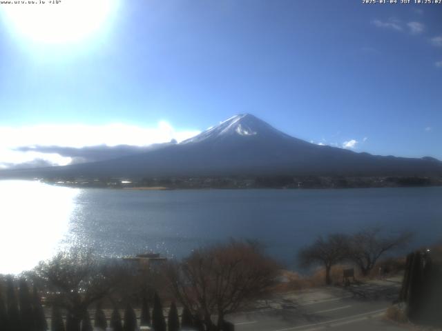 河口湖からの富士山