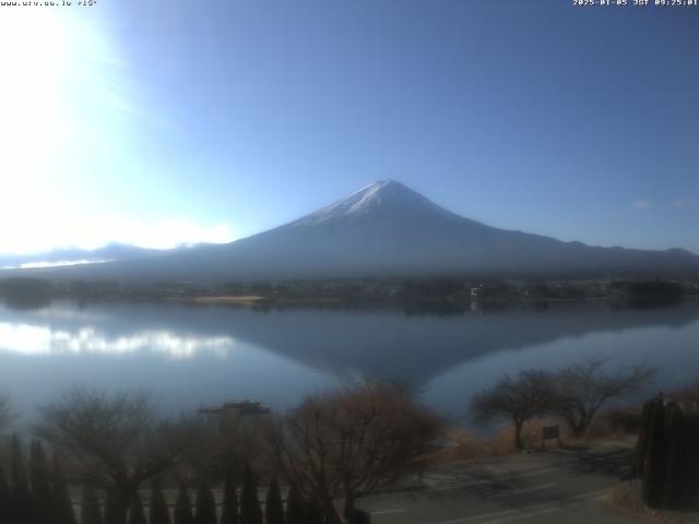 河口湖からの富士山