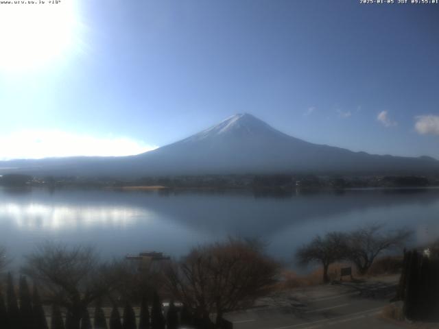 河口湖からの富士山