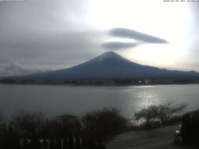 河口湖からの富士山