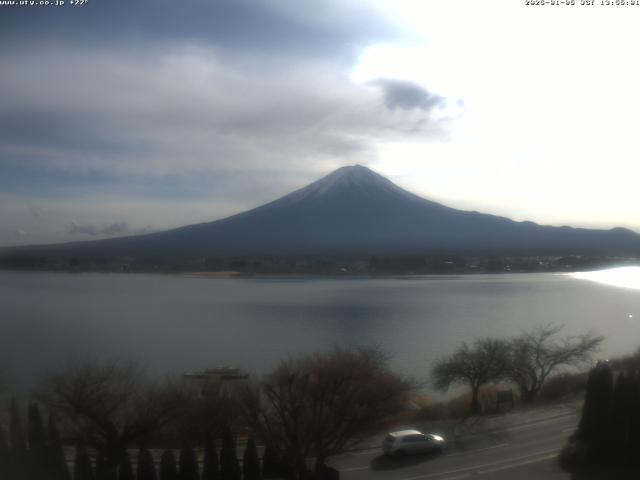 河口湖からの富士山