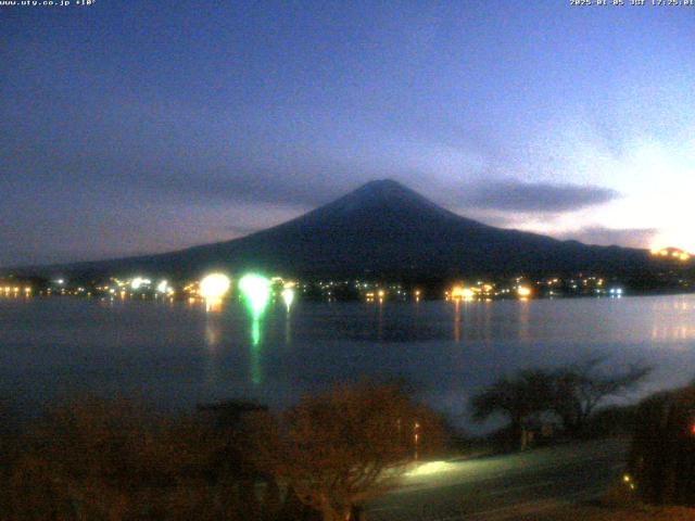 河口湖からの富士山