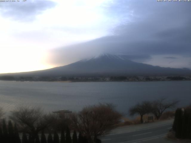 河口湖からの富士山