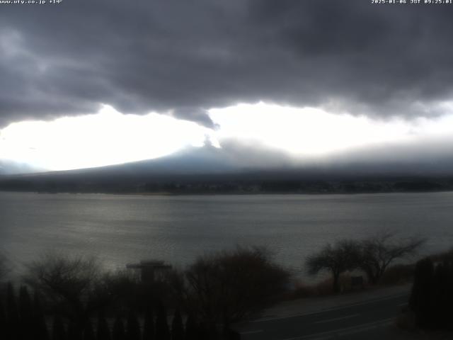 河口湖からの富士山