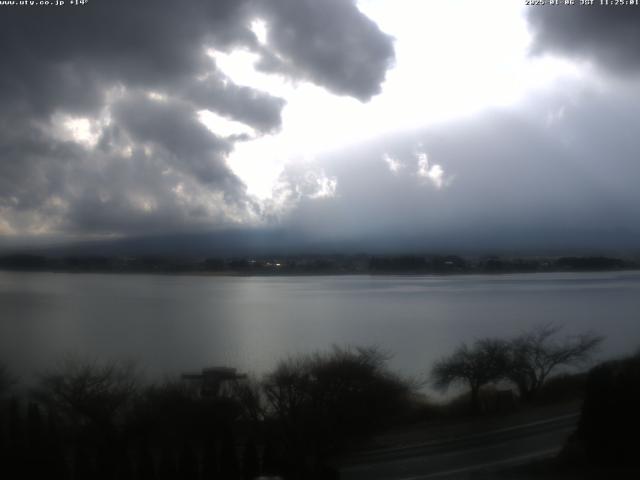 河口湖からの富士山