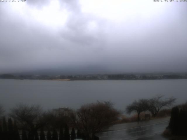 河口湖からの富士山