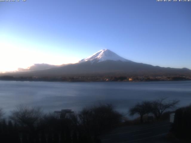 河口湖からの富士山