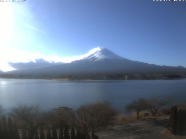 河口湖からの富士山