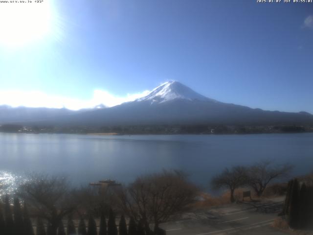 河口湖からの富士山