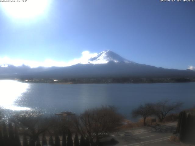 河口湖からの富士山