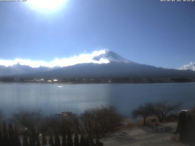 河口湖からの富士山