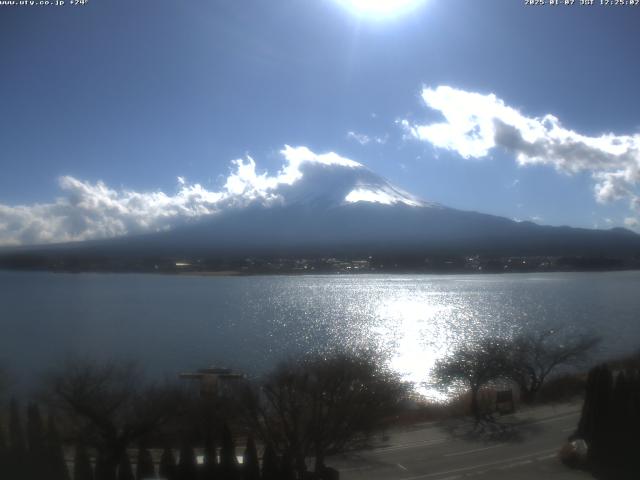 河口湖からの富士山