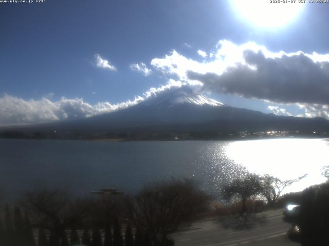 河口湖からの富士山