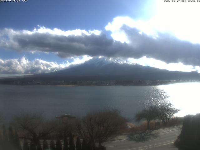 河口湖からの富士山