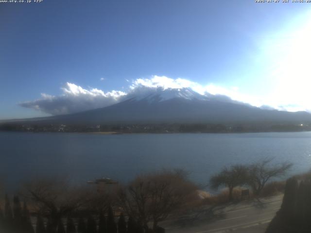 河口湖からの富士山