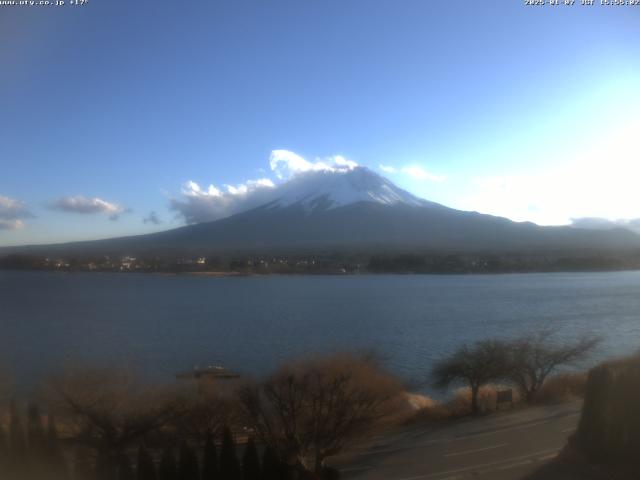 河口湖からの富士山