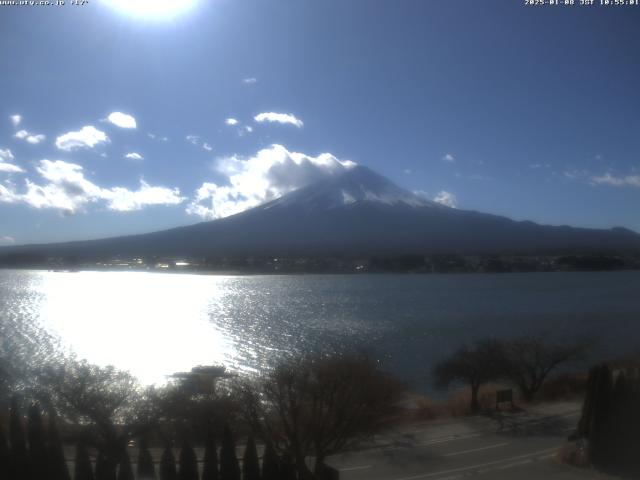 河口湖からの富士山