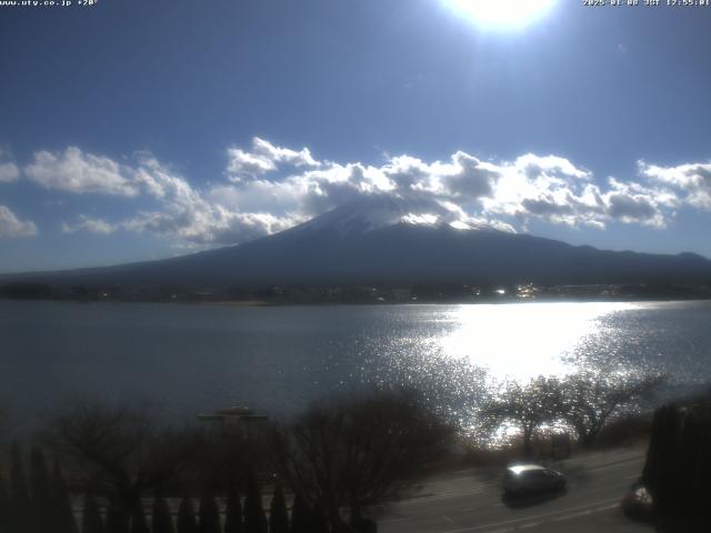 河口湖からの富士山