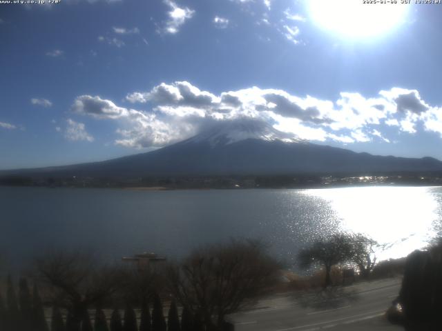 河口湖からの富士山