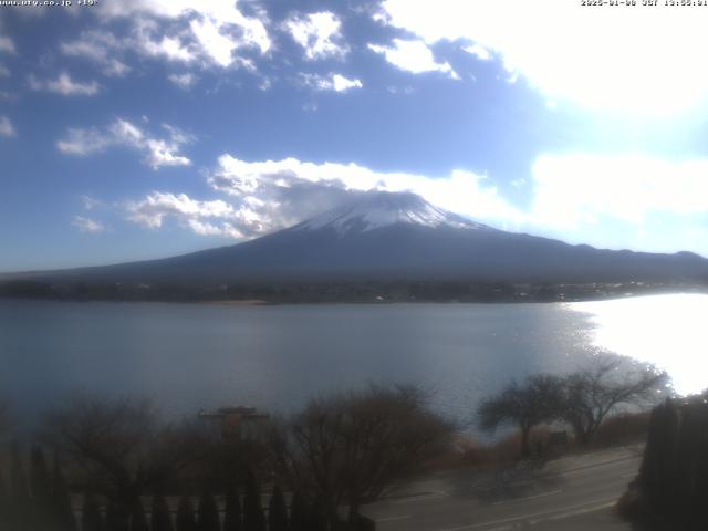 河口湖からの富士山