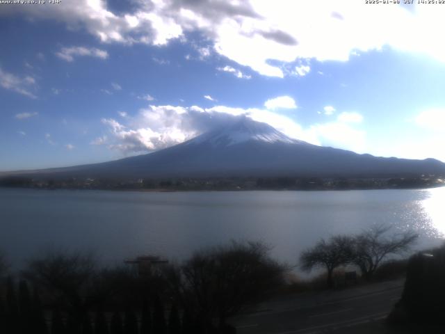 河口湖からの富士山