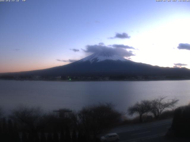 河口湖からの富士山