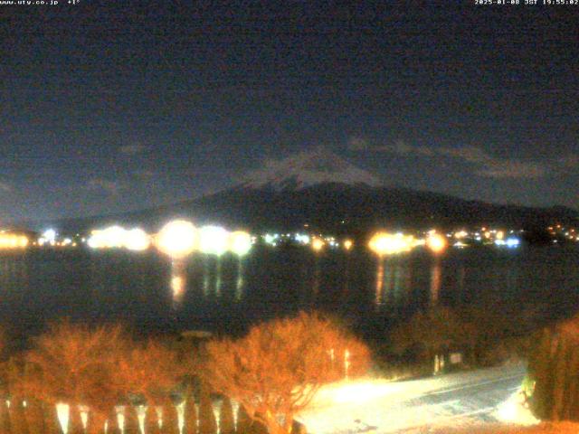 河口湖からの富士山